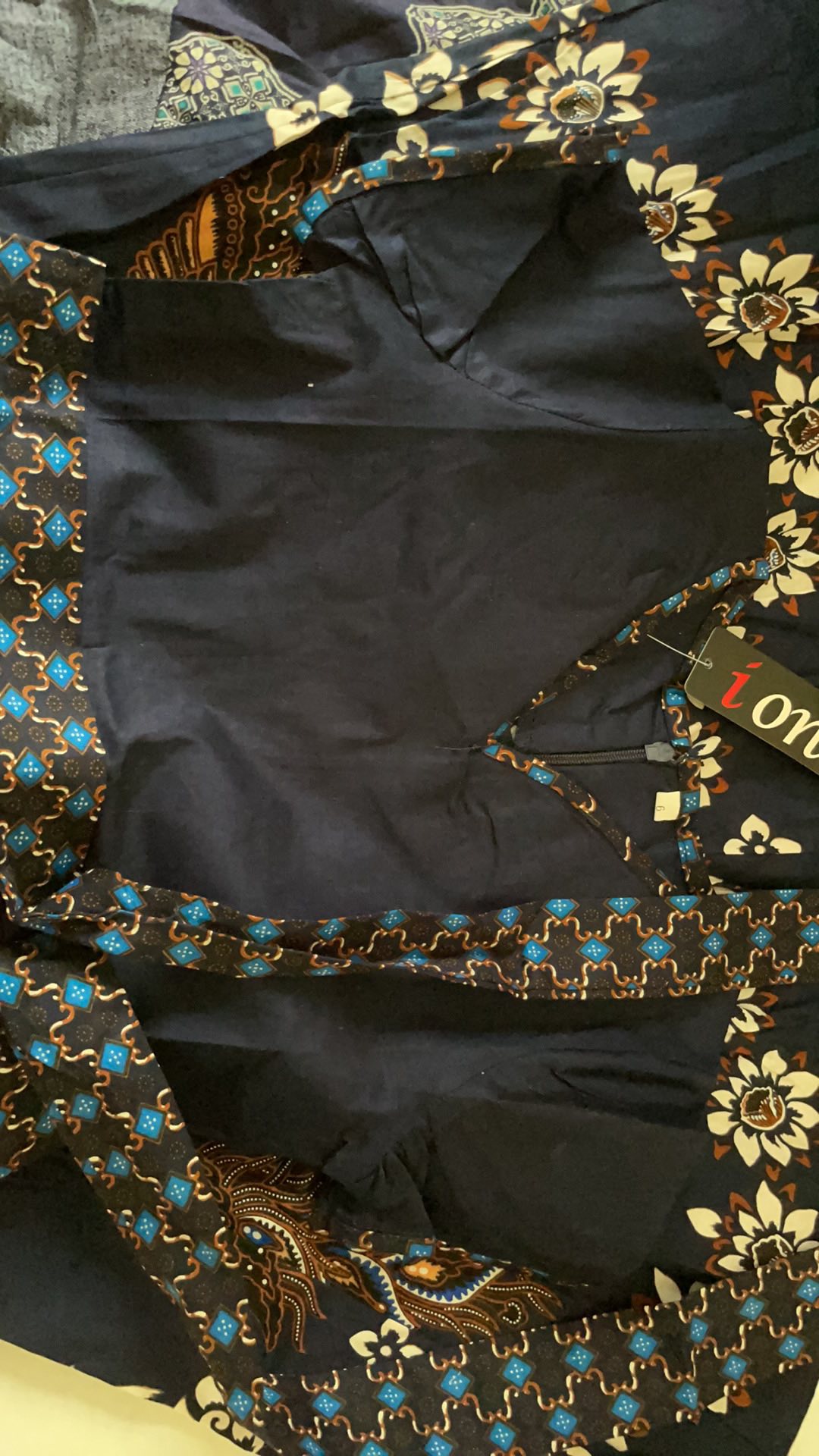 Dress/kemeja Batik Anak Jm Navy / Seragam Batik