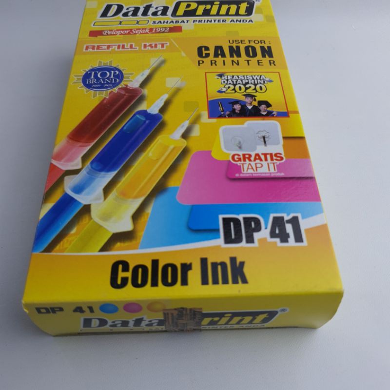 DATAPRINT DP41 DP 41 TINTA REFILL SUNTIK PRINTER CANON WARNA ORIGINAL