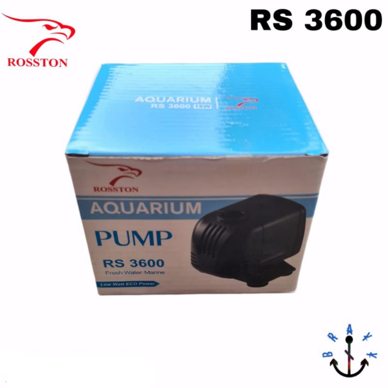 Pompa Air Celup Kolam Ikan Hidroponik Rosston RS 3600