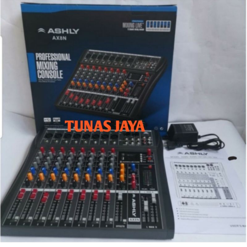 MIXER ASHLY AX8N MIXER 8 CHANNEL FULL ASHLY AX8N ASHLYAX8N