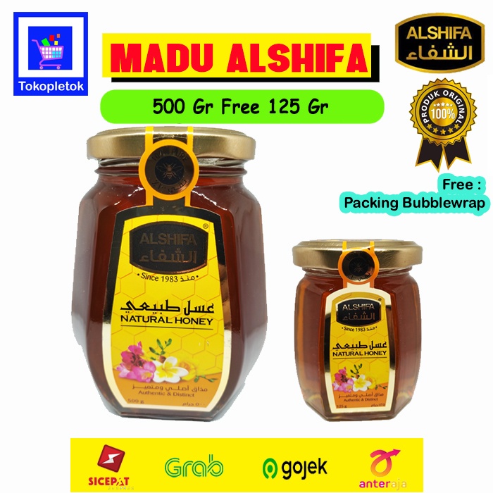 

madu alshifa promo paket hemat 500 gram gratis 125 gram