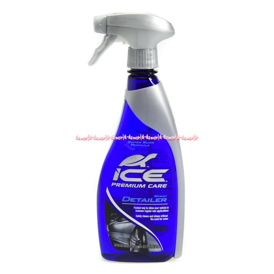 Turtle Wax Ice Detailer 20 Oz Cairan Untuk cat mobil plastik kaca dan bahan krom