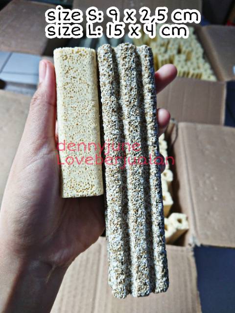 (1 PCS) ECO BIO BLOCK size Large 15x4Cm JAPAN Media Filter rumah bakteri Akuarium air dijamin bening