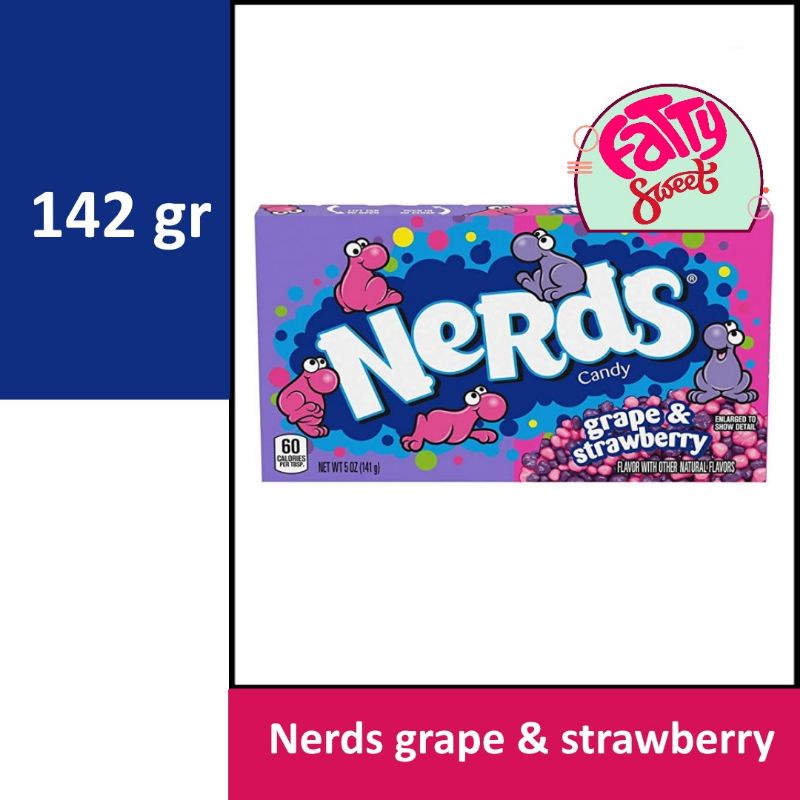 

Wonka Nerds Candy Usa 46,7G Permen Asem Rope Impor Pelangi Wonka Nerd Permen Watermelon Cherry