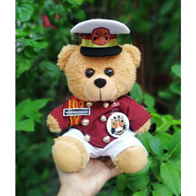 Small Alcio 23cm Kostum Seragam Akpol Boneka Akpol Kado Pelantikan Akpol