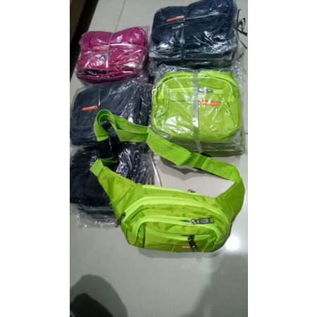 Tas pinggang Tas perut tas kondektur tas Gojek tas grab pria wanita dewasa