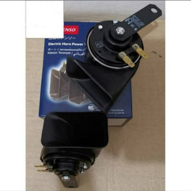 Klakson/ horn mobil motor Denso power tone trumpet keong 12v