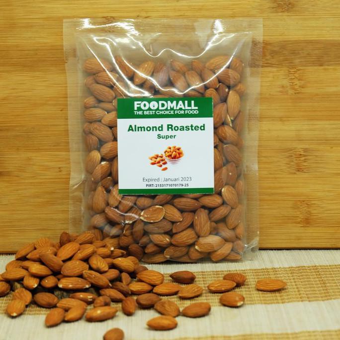 

Promo Awal tahun almond roasted 250 gr / almond panggang / roasted almond Big Sale