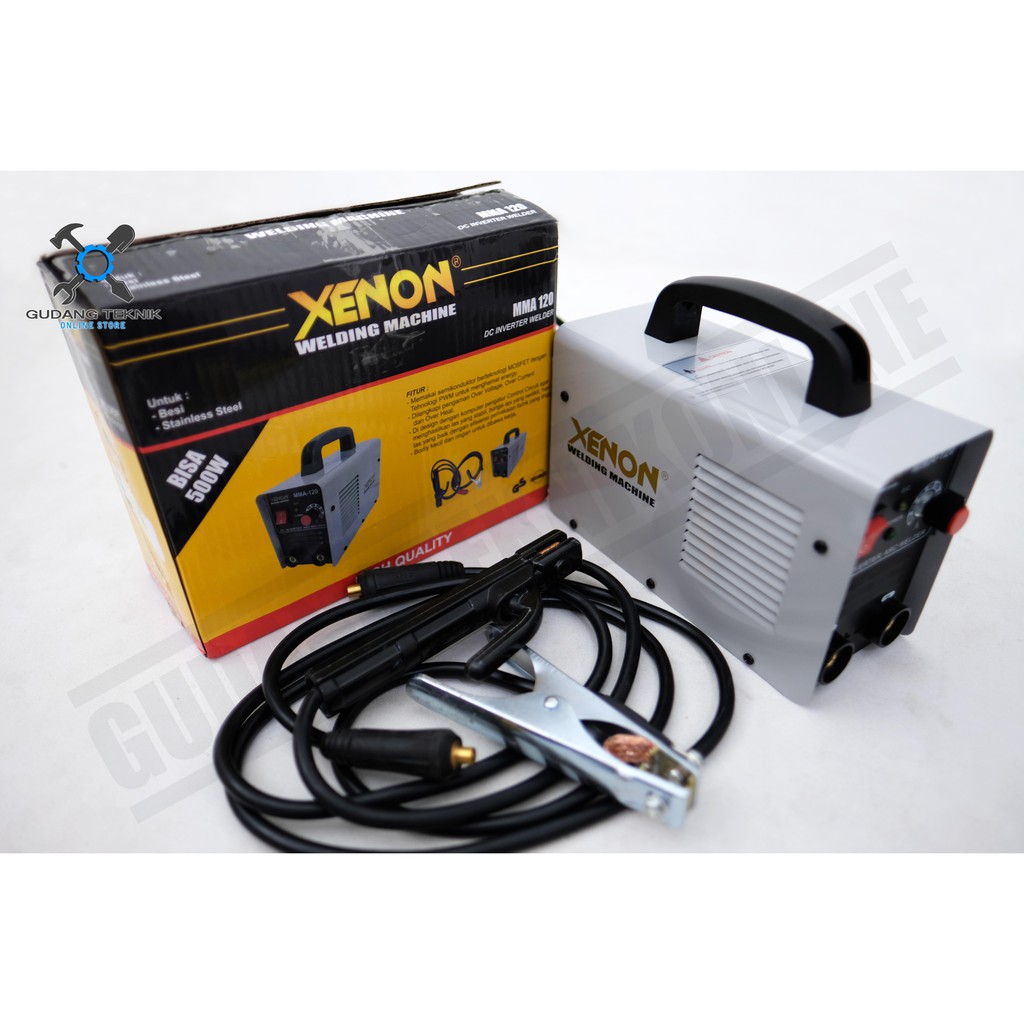 Mesin Trafo Las Inverter 120A Xenon / Travo Las 120 A Xenon MMA 120