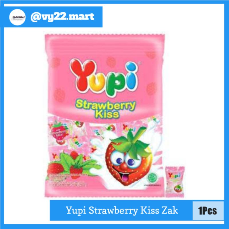 

Piscoklegit_ Permen Yupi Strawberry Kiss Zak