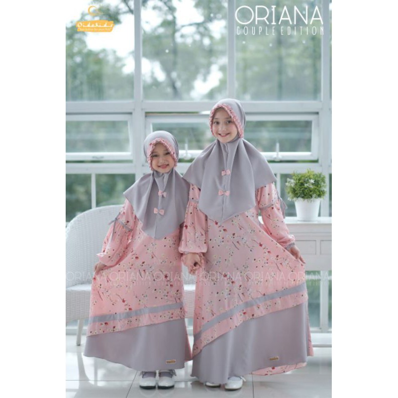 Gamis Anak Set+Free mascer Oriana By OIDOKIDS