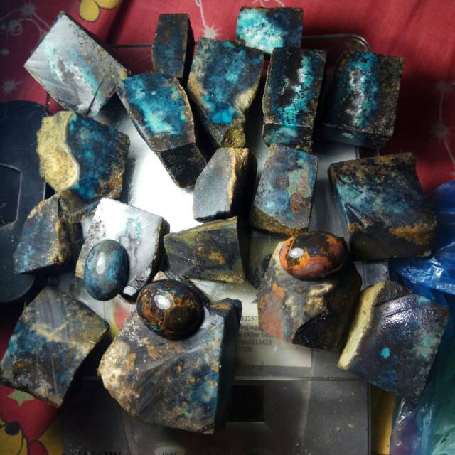 Batu bacan doko elektrik blue