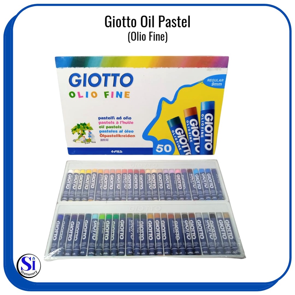 

Crayon Giotto Olio Fine 9Mm 50 Warna/Oil Pastel Giotto Olio Fine 29420