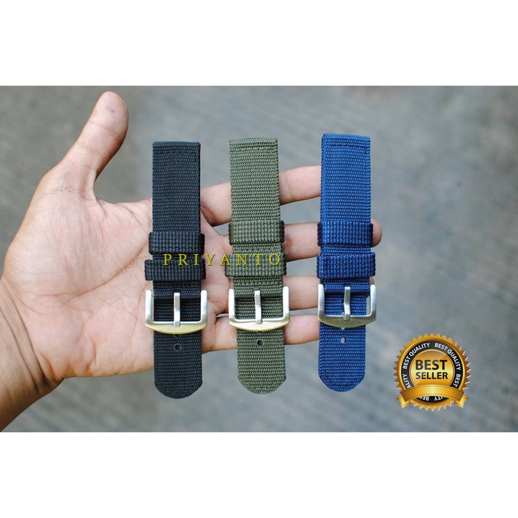 STRAP TALI JAM TANGAN KANVAS LIMITED EDITION 22 24MM TALI JAM CANVAS TERBAIK WATCH BEND 20 22 24MM BONUS PEN