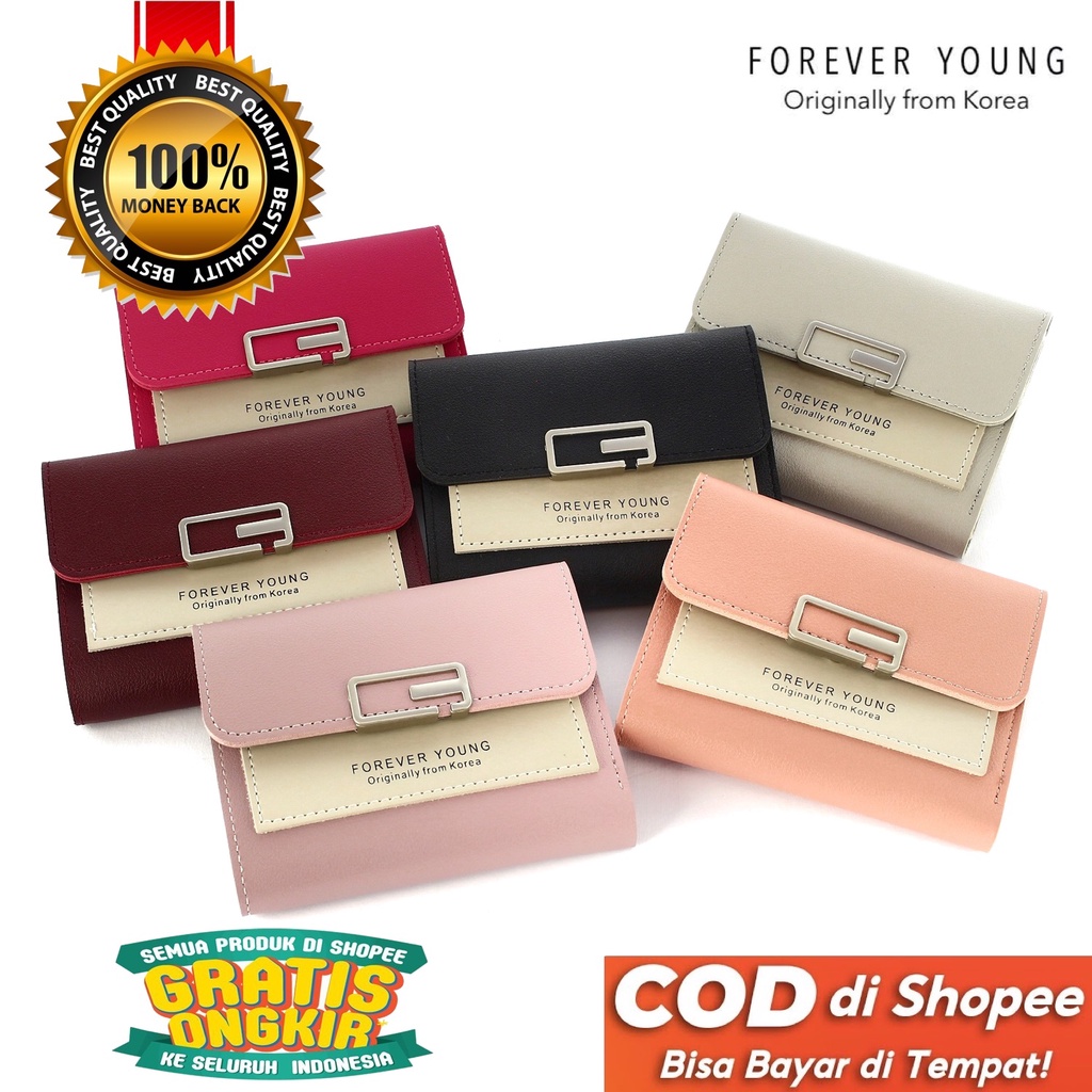 TOKOKOE - Dompet Wanita Cantik Model Kecil Korea Original Forever Young YC Series