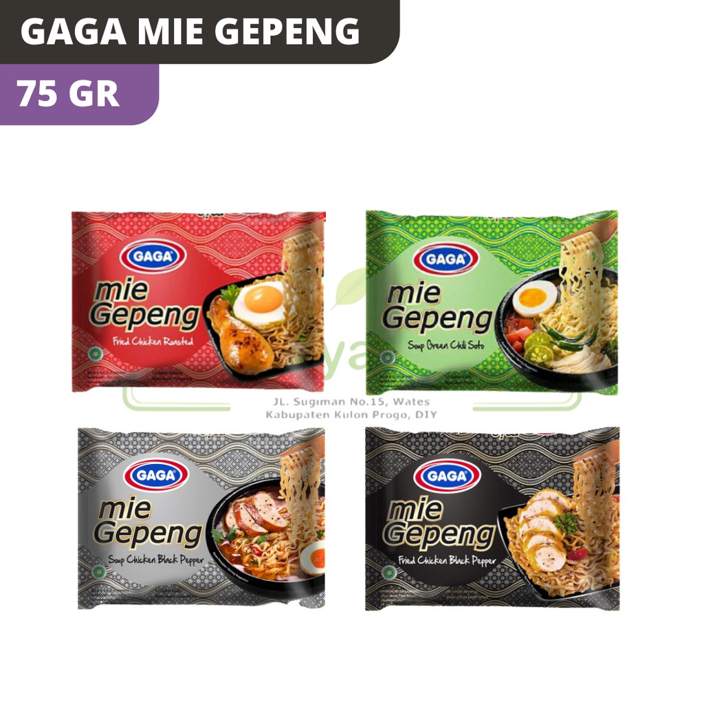 

GAGA MIE GEPENG 75GR