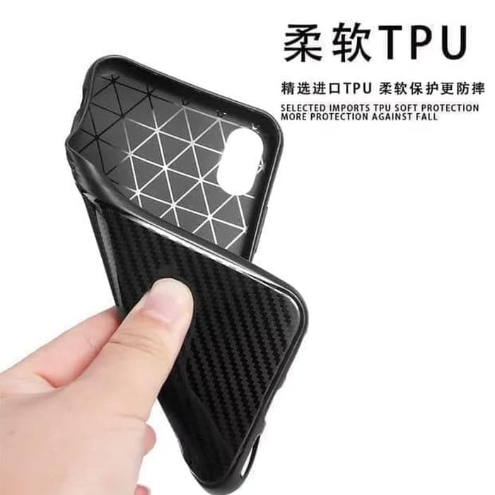 Autofocus Xiao Mi Redmi note 7 Redmi 7 Silikon Case Jelly Lembut Hitam Black Lentur