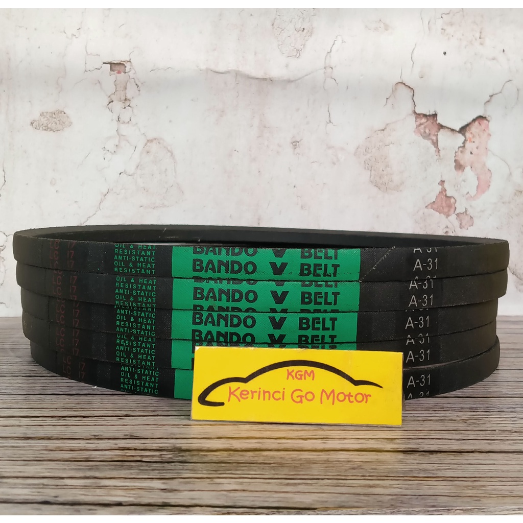 BANDO VAN BELT A-31 V BELT TALI KIPAS A31 FAN BELT VANBELT POLOS A-31