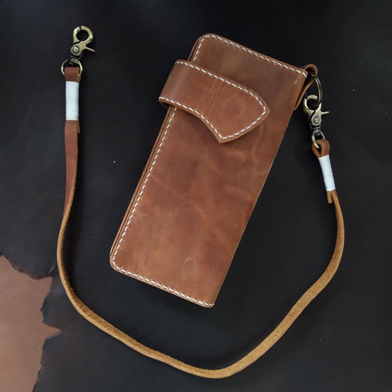 Dompet Kulit Bikers/Dompet Kulit Handmade/Dompet Kulit Crazyhorse/Dompet Kulit Panjang/Dompet Pria