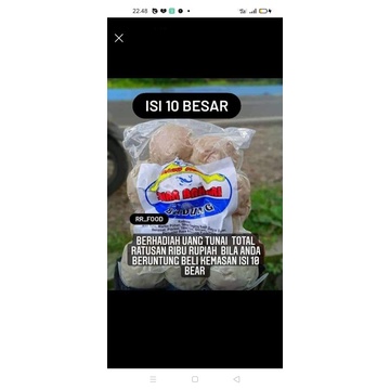 

baso ikan isi 10 biji besar berhadiah uang