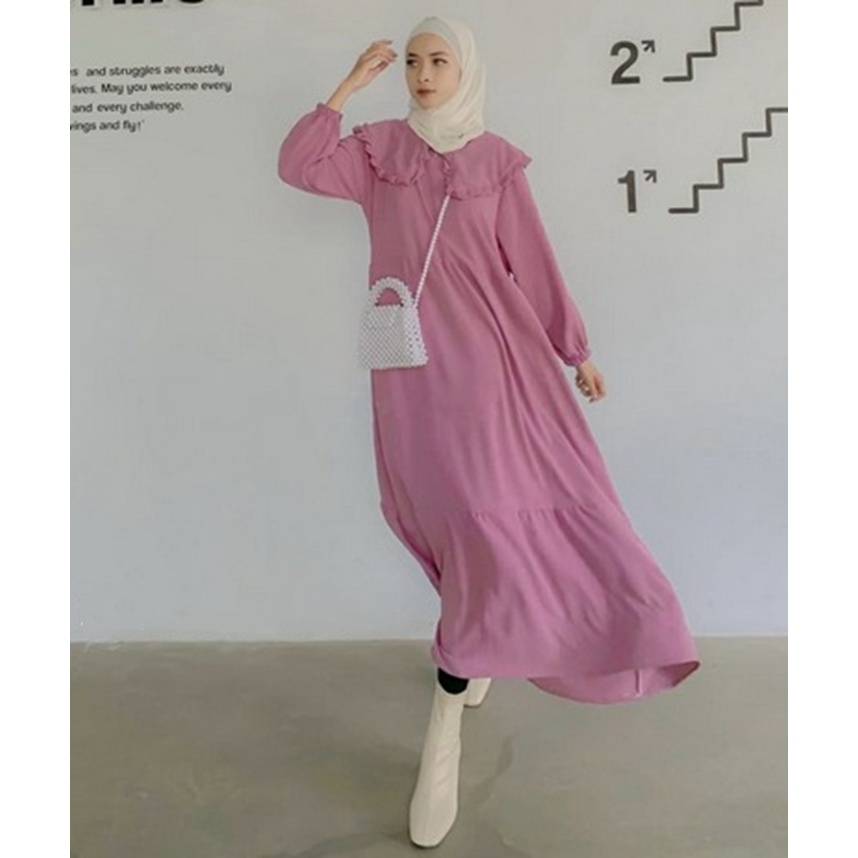 GAMIS MARITA MIDI DRESS /DRESS KEKINIAN /DRESS MARITA