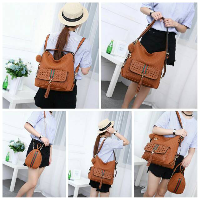 Tas Cewek Multi fungsi Merk Gucci 3887