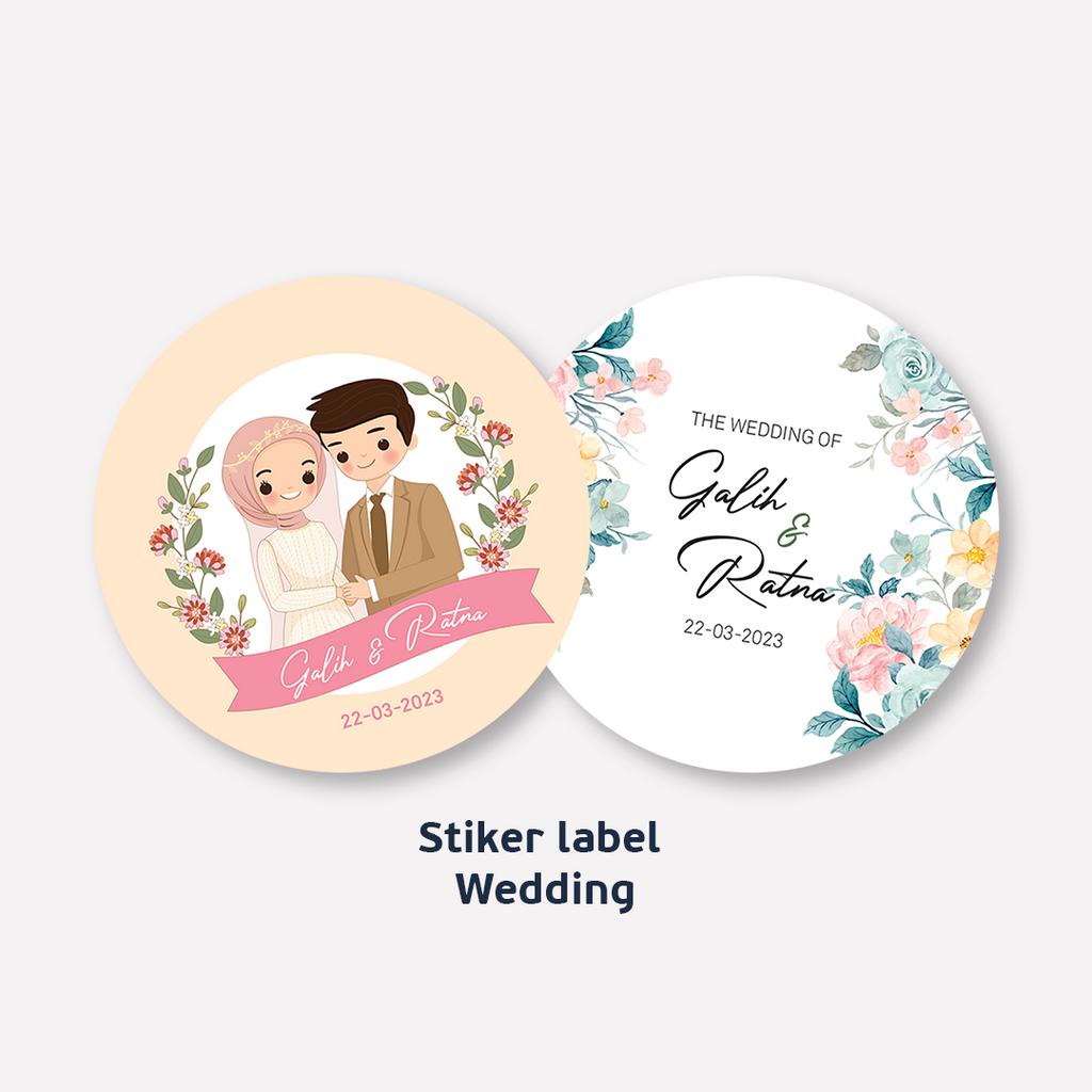 

Stiker Label Wedding Souvenir