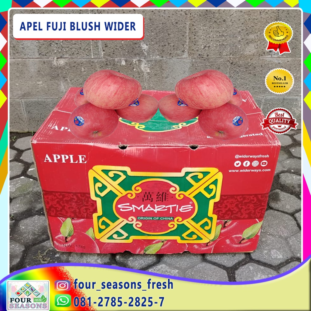 

TERLARISSS BUAH APEL FUJI 1 BOX MANIS RENYAH MENARIK ISI 88/100 BIJI