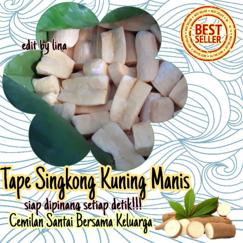 

Tape Singkong Kuning Manis