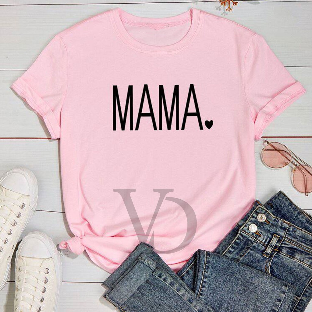 KAOS MAMA / kaos custom / tumblr tee / baju wanita letter mom