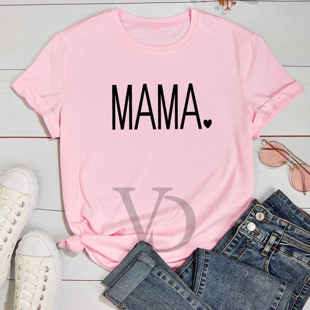 KAOS MAMA / kaos custom / tumblr tee / baju wanita letter mom