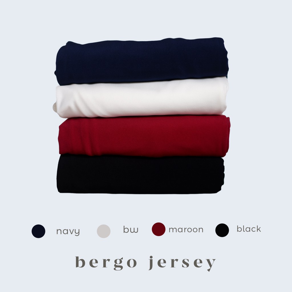 BERGO/ BERGO BAHAN JERSEY/ BERGO LENA / HIJAB INSTAN-2