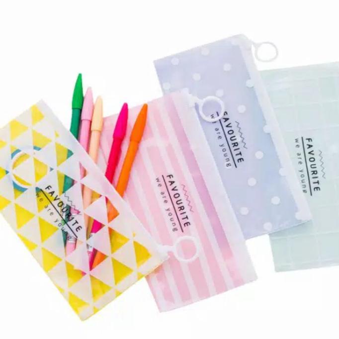 

Cuci Gudang Awal Tahun Pouch Dompet Plastik Transparan Ziplock Tempat pensil motif lucu Cuci Gudang Awal Tahun