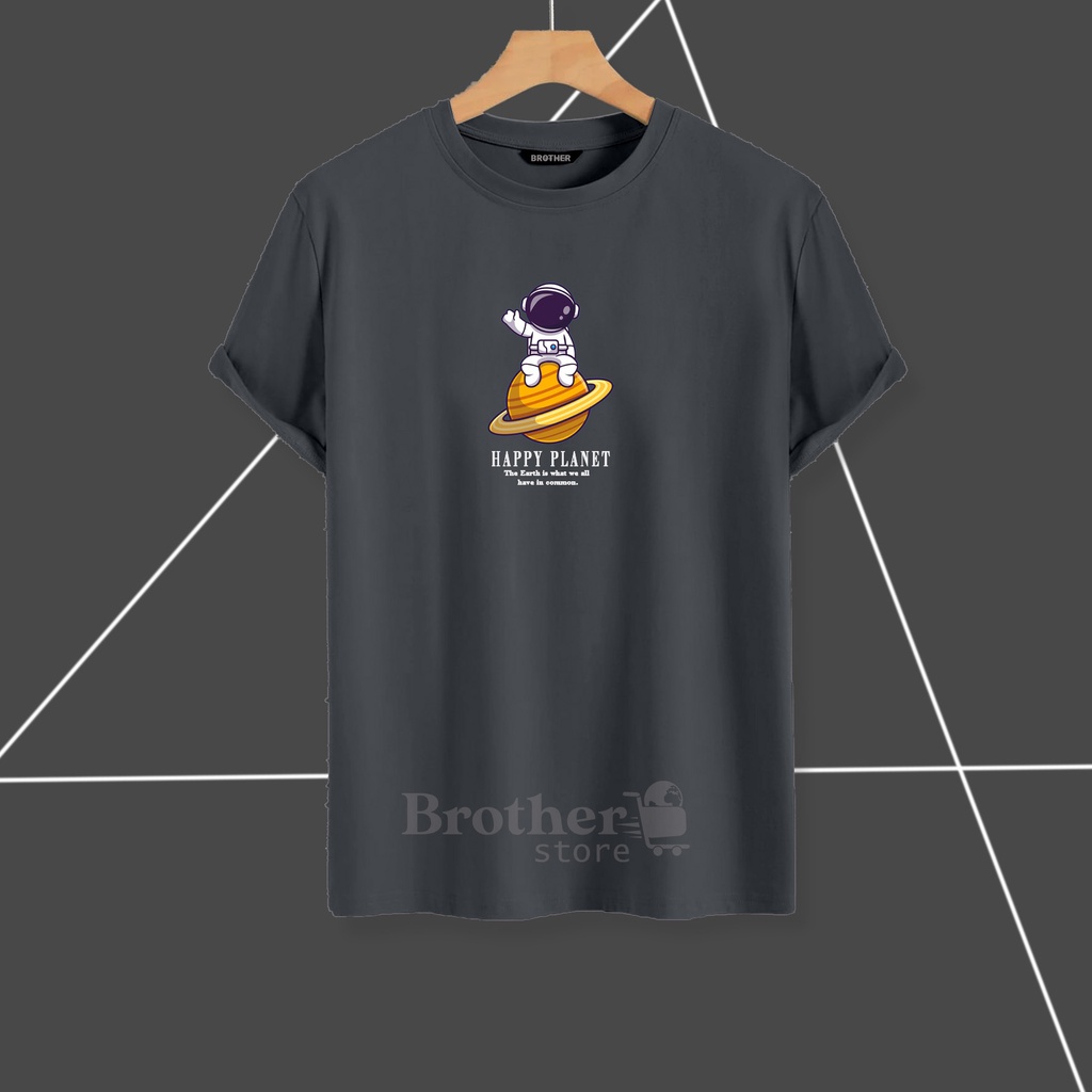 BROTHER STORE - Kaos Distro Pria - KAOS COWOK CEWEK - Kaos Kata Kata - Articel Bumi Bahagia Premium