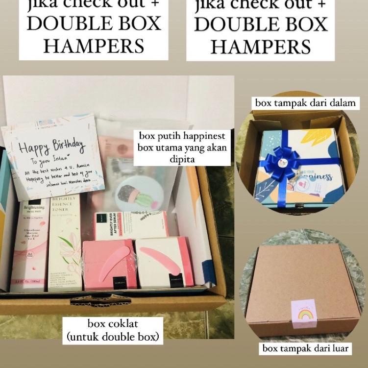 

Grosir (1KG) HAMPERS BOX / GIFT BOX / KADO / LEBARAN / ULANG TAHUN / SCARLETT WHITENING (ORIGINAL 100%) 81