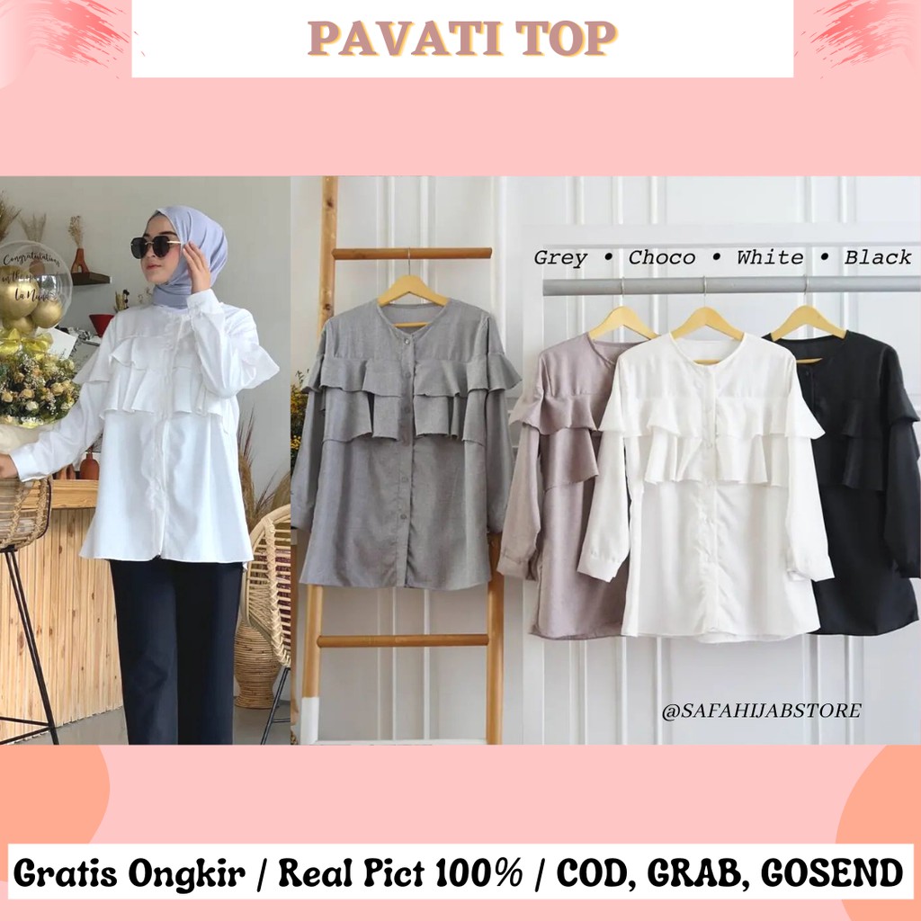 PAVATI TOP / BLOUSE / ATASAN / PAKAIAN