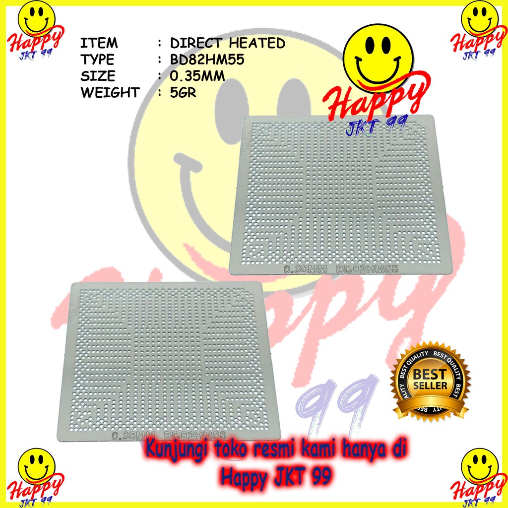 [ HAPPY JKT 99 ] DIRECT HEATED STENCIL DH BD82HM55 BD82HM57 HM55 HM57