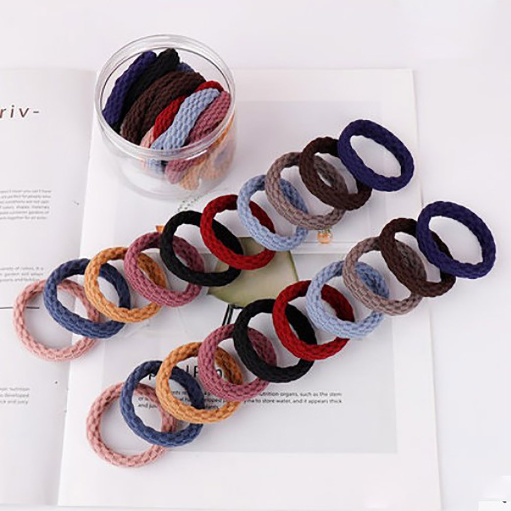 Grosir - F886 (20 PCS) Ikat Rambut Fashion Wanita / Karet Elastis / Women Hair Tie / Rubber Band