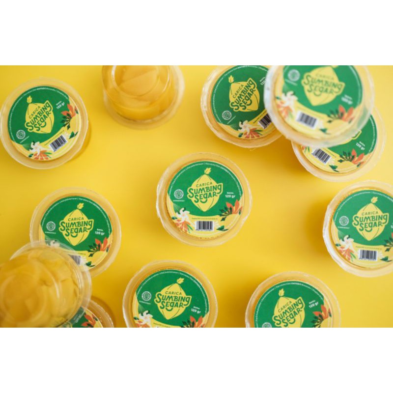 Manisan buah Carica khas Dieng Cup 120 g | buah Carica Dieng