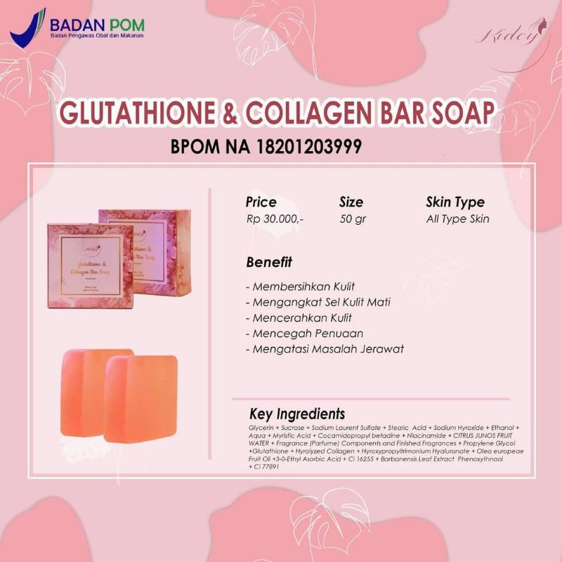 SABUN GLUTATHIONE&BAR SOAP
