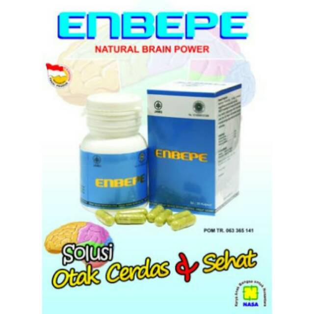 ENBEPE NASA / Nutrisi Otak / Herbal Stroke / Anti Depresi dan Stress / Gangguan Jiwa / Agen Nasa