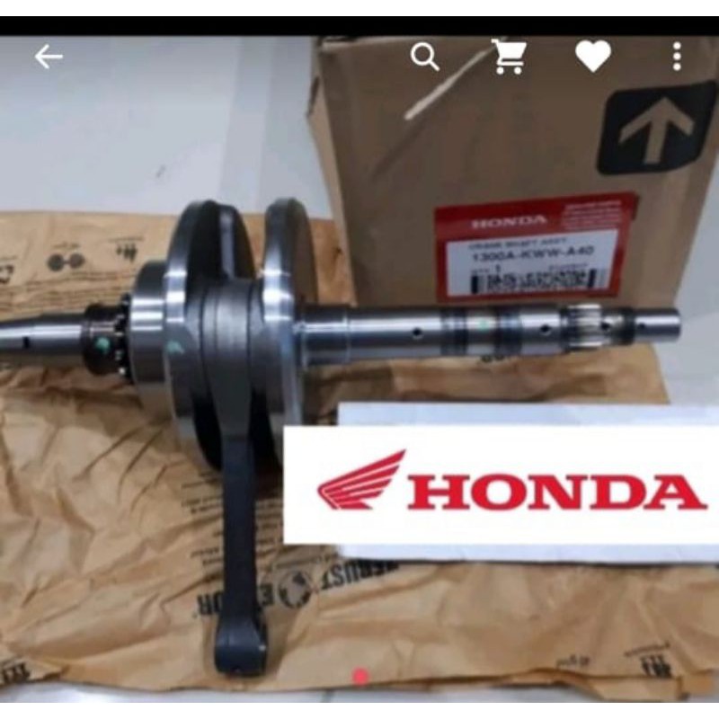 kruk as atau crank shaf revo 110 asli honda