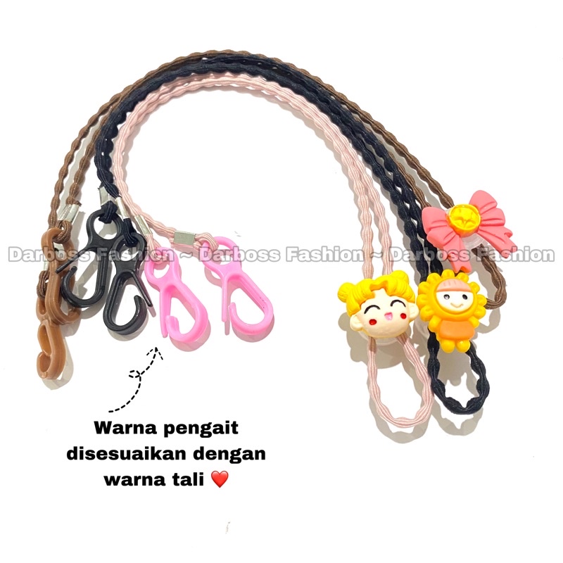 Kalung Masker anak / Tali masker anak laki laki  / kalung masker cowok / strap masker boy / strap masker anak dan dewasa / Strap Masker 2 in 1 / Konektor Masker / Tali masker karakter kartun / mask extender / clay resin / stopper clay motif