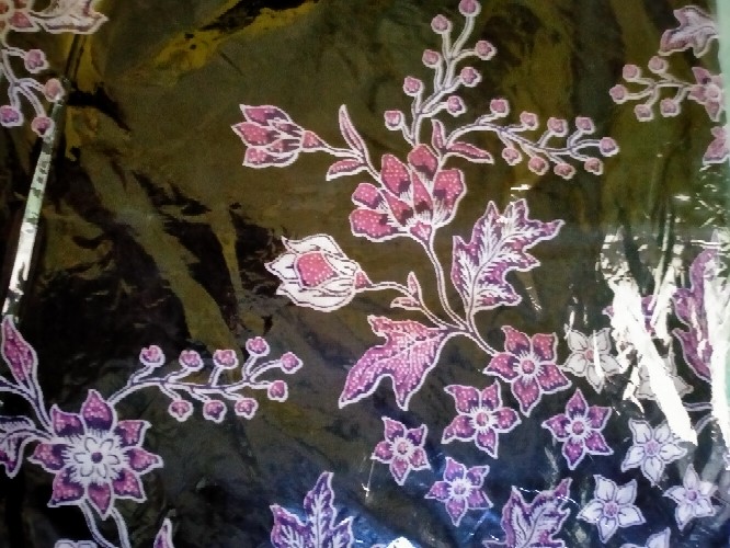 Batik Couple Keluarga /batik Anak Sakura Ungu/atasan Batik Keluarga