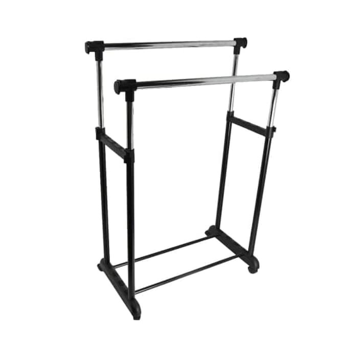 ACE KRISBOW - GARMENT RACK DOUBLE / GANTUNGAN / JEMURAN GAWANG BAJU