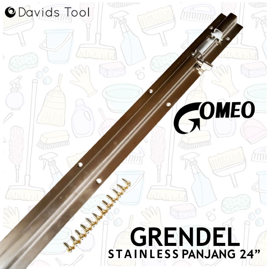 Grendel Pintu Panjang Gerendel Stainless 24 Inch 60cm