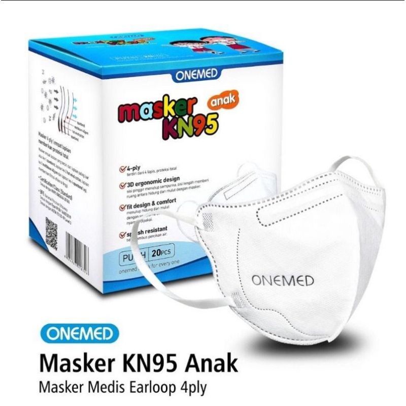 Masker Medis Anak KN 95 one med eceran