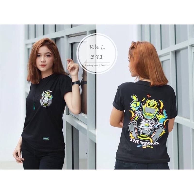 RACING HELL BAJU KAOS T SHIRT RACING HELL THE WINNER PRIA WANITA TSHIRT DISTRO RACING HELL BALAP MOT
