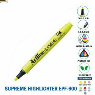 

spidol supreme highlifter epf 600 artline