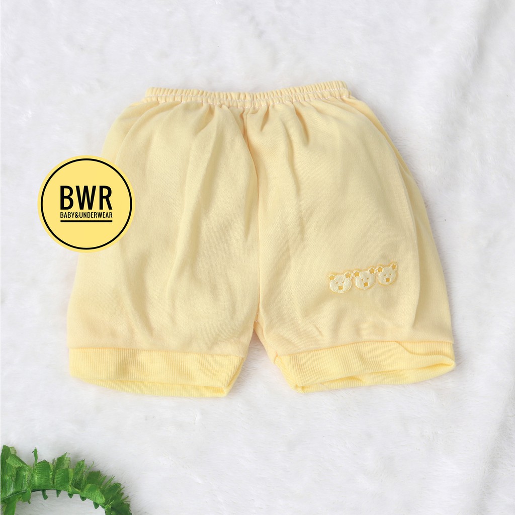 Celana PENDEK Kotak Dolphin / Tisuka 3pc / 6pc Warna Celana Pendek Bayi Termurah Warna Mix - Bwr